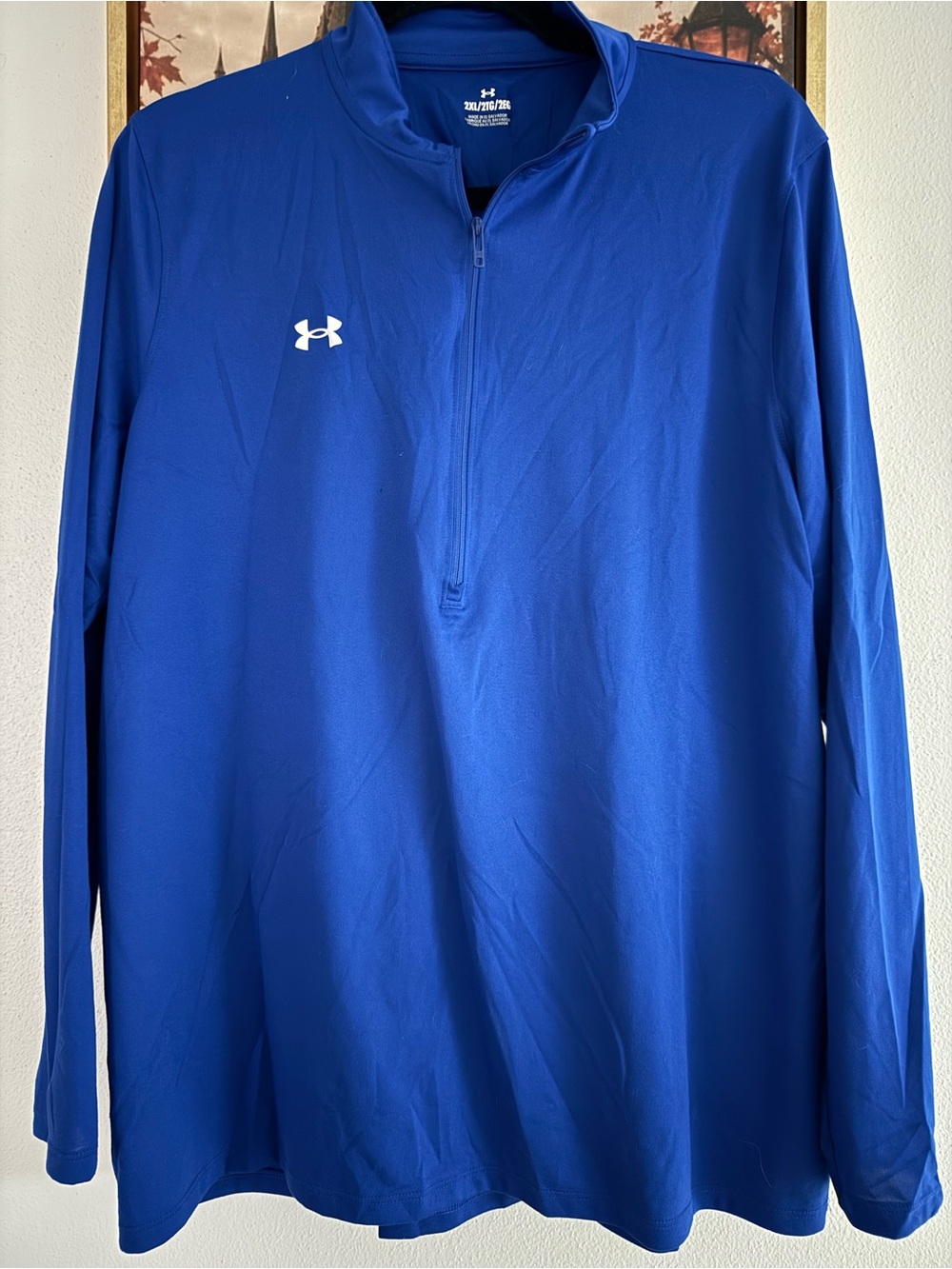 Under Armour Women’s Royal Blue 1/4 Zip Performance Pullover